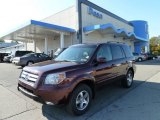 2008 Dark Cherry Pearl Honda Pilot EX 4WD #55709536