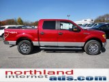 2011 Red Candy Metallic Ford F150 XLT SuperCrew 4x4 #55708980