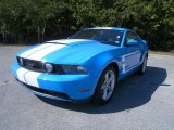 2010 Grabber Blue Ford Mustang GT Premium Coupe #55709473