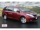 2012 Salsa Red Pearl Toyota Sienna LE #55708885