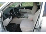 2012 Toyota Highlander V6 4WD Ash Interior