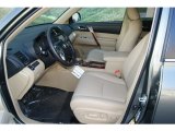 2012 Toyota Highlander Limited 4WD Sand Beige Interior