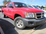 2008 Flame Red Dodge Dakota ST Extended Cab #55756754