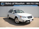 2009 Satin White Pearl Subaru Outback 2.5i Limited Wagon #55757205