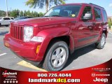 2012 Deep Cherry Red Crystal Pearl Jeep Liberty Sport #55756745