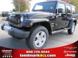 2012 Black Jeep Wrangler Unlimited Sahara 4x4 #55756737