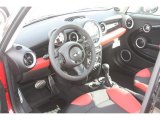 2012 Mini Cooper S Hardtop Rooster Red/Carbon Black Interior