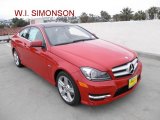 2012 Mars Red Mercedes-Benz C 250 Coupe #55756713