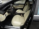 2012 Mercedes-Benz S 550 Sedan Sahara Beige/Black Interior