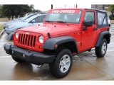 2011 Flame Red Jeep Wrangler Sport 4x4 #55756896