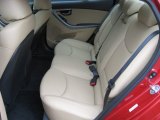 2012 Hyundai Elantra Limited Beige Interior