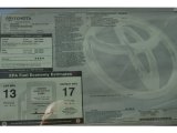 2012 Toyota Sequoia Limited 4WD Window Sticker