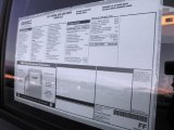 2012 GMC Sierra 3500HD SLE Crew Cab 4x4 Chassis Window Sticker