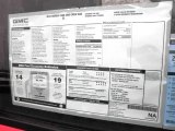 2012 GMC Sierra 1500 SL Crew Cab Window Sticker