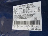 2007 Ranger Color Code for Vista Blue Metallic - Color Code: G9