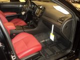 2012 Chrysler 300 SRT8 Black/Radar Red Interior