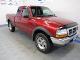 1999 Toreador Red Metallic Ford Ranger XLT Extended Cab 4x4 #55756992