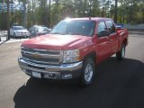2012 Victory Red Chevrolet Silverado 1500 LT Crew Cab 4x4 #55779754