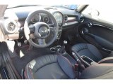 2011 Mini Cooper S Clubman Black Lounge Leather/Damson Red Piping Interior
