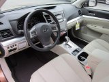 2012 Subaru Outback 2.5i Premium Warm Ivory Interior