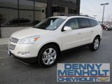 2011 White Diamond Tricoat Chevrolet Traverse LTZ AWD #55779658