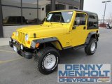 2004 Solar Yellow Jeep Wrangler Sport 4x4 #55779654