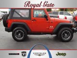 2009 Sunburst Orange Pearl Coat Jeep Wrangler X 4x4 #55779262