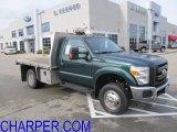2011 Forest Green Metallic Ford F350 Super Duty XL Regular Cab 4x4 Chassis Stake Truck #55779198