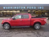 2011 Red Candy Metallic Ford F150 Lariat SuperCrew 4x4 #55846654