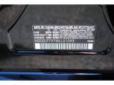 2008 CLS Color Code for Black - Color Code: 040