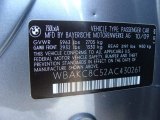 2010 BMW 7 Series 750Li xDrive Sedan Info Tag