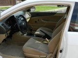 2005 Honda Civic HX Coupe Ivory Interior