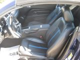 2010 Ford Mustang GT Premium Convertible Charcoal Black/Grabber Blue Interior