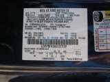 2010 Mustang Color Code for Kona Blue Metallic - Color Code: L6