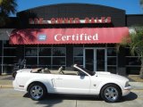 2009 Performance White Ford Mustang V6 Convertible #55874958