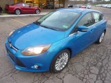 Blue Candy Metallic Ford Focus in 2012
