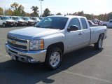 2012 Silver Ice Metallic Chevrolet Silverado 1500 LT Extended Cab 4x4 #55875275
