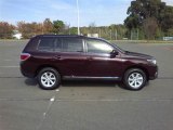 Sizzling Crimson Mica Toyota Highlander in 2012