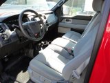 2011 Ford F150 XL Regular Cab 4x4 Steel Gray Interior