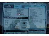 2011 Ford F150 FX2 SuperCab Window Sticker