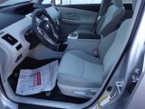 2012 Toyota Prius v Three Hybrid Misty Gray Interior