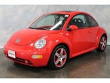 2002 Red Uni Volkswagen New Beetle Sport 1.8T Coupe #55906149