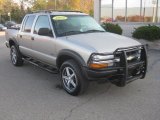 2002 Light Pewter Metallic Chevrolet S10 LS Crew Cab 4x4 #55906130