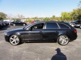 Phantom Black Pearl Audi A4 in 2011