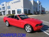 2008 Torch Red Ford Mustang V6 Premium Convertible #55905826