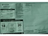 2012 Toyota Tacoma Access Cab 4x4 Window Sticker