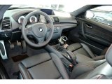 2011 BMW 1 Series M Coupe Black Interior