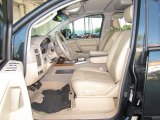 2008 Nissan Titan LE Crew Cab Almond Interior