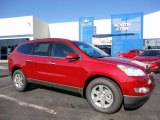 2012 Crystal Red Tintcoat Chevrolet Traverse LT AWD #55956527