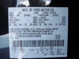 2010 MKX Color Code for Tuxedo Black Metallic - Color Code: UH